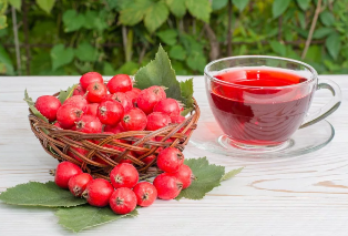 A decoction of hawthorn